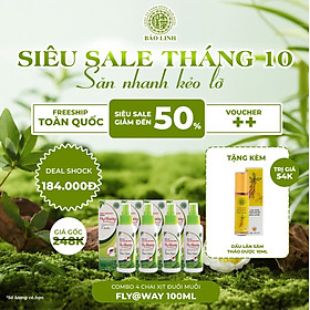 Bình Xịt Xua Đuổi Muỗi Fly@Way Bảo Linh (100ml)