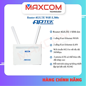 Mua Router 4G/LTE Wifi APTEK L300e chuẩn N 300Mbps - Hàng chính hãng