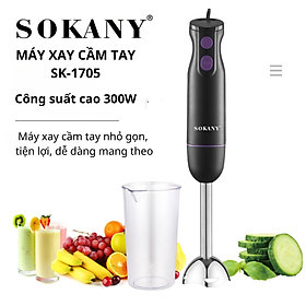 Mua Máy xay cầm tay đa năng SOKANY SK1705 - Xay nhuyễn nhanh thực phẩm  có thể xay cháo - HÀNG CHÍNH HÃNG - DELIYA