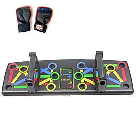 Bộ Tập Luyện Hít Đất,Chống Đẩy Đa Năng 18 Lỗ Đại Nam Sport + Kèm Găng Tay Tập Gym