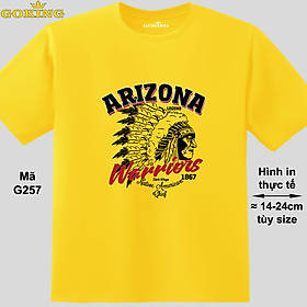 Hình ảnh ARIZONA, mã G257. Áo thun in hình chữ siêu đẹp cho nam nữ, form unisex. Áo phông hàng hiệu GOKING. Quà tặng cao cấp cho gia đình, cặp đôi, hội nhóm, doanh nghiệp