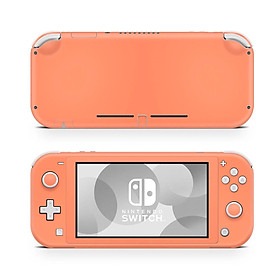 Mua Skin decal dán Nintendo Switch Lite mẫu màu cam đất nhạt (dễ dán  đã cắt sẵn)