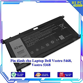 Pin dành cho Laptop Dell Vostro 5468 Vostro 5368 - Hàng Nhập Khẩu 