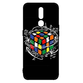 Ốp Lưng in cho Oppo F11 Pro Mẫu Rubik Toán Học - Hàng Chính Hãng
