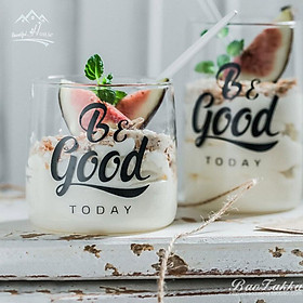 Mua Cốc Thủy Tinh Uống Nước̣ ̣̂ Uống Trà  Cà Phê  Sữa ....Ly Thủy Tinh Chịu Nhiệt Be Good