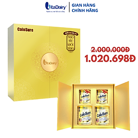 HỘP QUÀ TẾT Bộ Hộp Quà Bình An Calosure Gold Ít đường 400g và 900g -