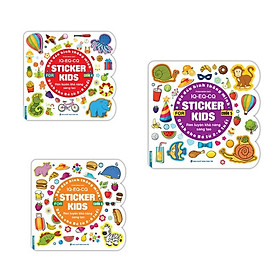 Sách - Combo 3 tập (tập 4,tập 5,tập 6) Bóc dán hình thông minh IQ - EQ - CQ - Sticker for kids