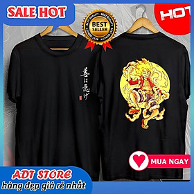 Áo thun one piece in hình luffy gear 5 nika - có size trẻ em độc đẹp giá rẻ