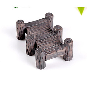 Mua Mô hình đoạn cầu gỗ cổ kính phục vụ trang trí tiểu cảnh