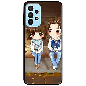 Ốp lưng dành cho samsung a13 5g - samsung a33 5g - anime cặp đôi ngồi