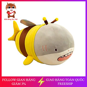 Gấu Bông Cá mập Cosplay Ong - Shark Bee Cao Cấp