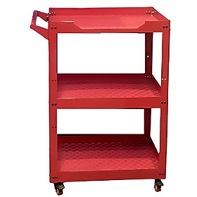 Mua Xe đẩy để dụng cụ 3 ngăn có tay cầm - Y03TR - Màu Đỏ - Kích thước W600xD400xH900 - Đựng dụng cụ đồ nghề  3 ngăn đựng  có tay cầm đẩy xe