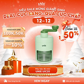 Mua Máy bào đá mini Unie UIC20  Thao tác đơn giản bằng tay  không cần cắm điện  Lưỡi dao sắc bén chất liệu an toàn - Hàng chính hãng