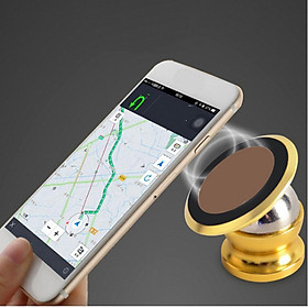 Mua Giá đỡ điện thoại xoay 360 độ hít Nam Châm gắn trên ôtô  xe hơi  bàn làm việc – GDT360 (Hồng hoặc vàng) F 206182