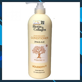 DẦU XẢ VOUDIOTY HAIR REPAIR BIOTIN & COLLAGEN VÀNG NGĂN GÃY RỤNG MỀM MƯỢT 1000ML NEW 2022(CHAI LẺ)