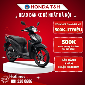 XE MÁY HONDA VISION PHIÊN BẢN THỂ THAO MÀU ĐEN MỜ ĐỜI 2025