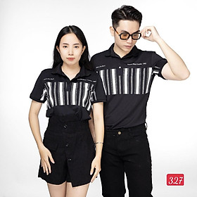 Áo thun polo cặp đôi nam nữ chất thun cotton cá sấu 4 chiều cao cấp - TCSC07