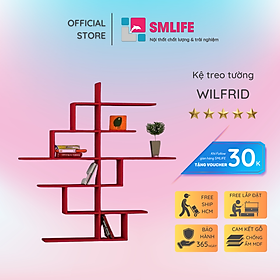 Mua Kệ gỗ trưng bày kiểu dáng thanh lịch SMLIFE Wilfrid
