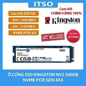 Mua Ổ cứng SSD Kingston NV2 M.2 PCIe Gen4 x4 NVMe - Hàng chính hãng