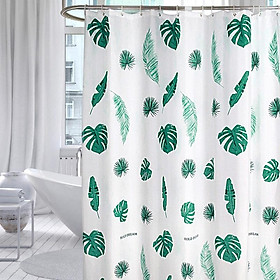 Mua Rèm Phòng Tắm Vải Polyester Không Thấm Nước  Họa Tiết Lá Chuối