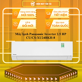 Máy lạnh Panasonic Inverter 2.5 HP CU/CS-XU24BKH-8 - HÀNG CHÍNH HÃNG - CHỈ GIAO HCM