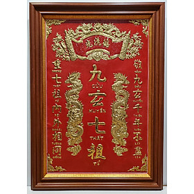 Mua LIỄN THỜ GIA TIÊN - CỬU HUYỀN THẤT TỔ (Đồng vàng nguyên chất liền tấm)