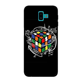 Ốp Lưng in cho Samsung Galaxy J6 Plus 2018 mẫu Rubik Toán Học - Hàng Chính Hãng