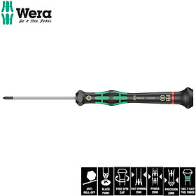 Tua vít điện tử 4 cạnh Wera 05118020001 2050 PH00x 60mm ứng dụng trong điện tử và cơ khí chính xác dài 60mm