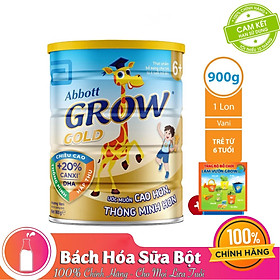 Sữa Bột Abbott Grow Gold 6+ (900g) - Tặng Bộ Đồ Chơi Làm Vườn Grow