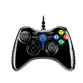 Mua Tay cầm chơi game có dây USB Máy tính TV home Steam PS3 hai người Điện thoại android tay cầm rung pc360