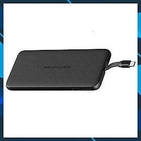 Sạc dự phòng RAVPower 5000mAh RP-PB160 Tích Hợp USB Type-C - Hàng Chính Hãng