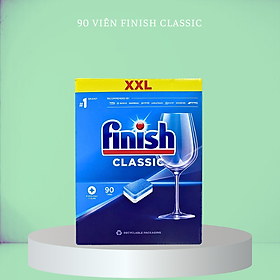 Viên rửa bát Finish All in one 90 viên hương chanh