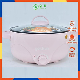 Mua Nồi lẩu điện Goldsun GMC3000 dung tích 3L  công suất 900W  Nồi nấu mini đa năng kiểu dáng đẹp -  Hàng Chính hãng
