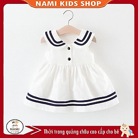 Váy bé gái phong cách thủy thủ đáng yêu