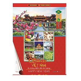 Lịch 52 tuần 2021 MS AH.22 - Sản Vật Việt Nam& Những Điểm Đến Ấn Tượng