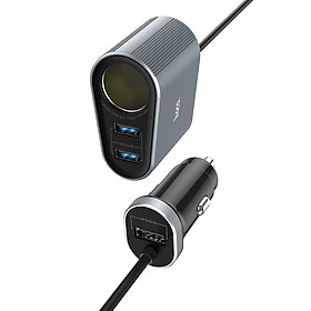 Mua Tẩu sạc điện thoại trên xe hơi Hoco có đèn Led ( 2 màu ) - Hàng chính hãng