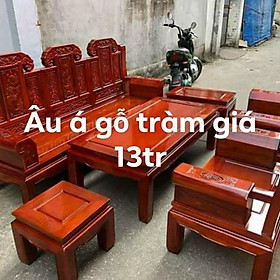Mua Bộ bàn ghế phòng khách mẫu chương voi tay hộp gỗ tràm