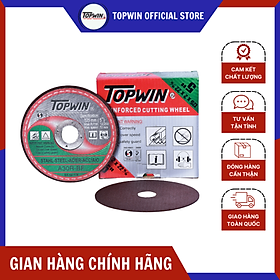 (1 Viên) Đá Cắt Sắt Topwin 125x2x22mm Cắt Sắc Bén, Bền Bỉ, Ít Hao Mòn Và Độ Chính Xác Hoàn Hảo | TOPWIN Official Store