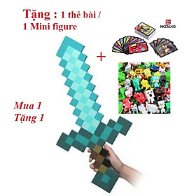 Combo kiếm sung minecraft kim cương