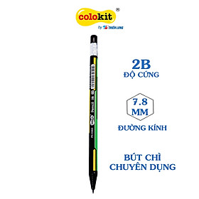 Combo 10 Bút chì bấm Neon 2B Thiên Long Colokit PC-C002