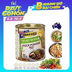 Hạt nêm Massel 100% không bột ngọt 168gr - Vị Bò (Mẫu mới)