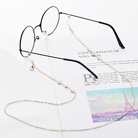 Hình ảnh Glasses chain phụ kiện kính dây đeo chống rơi kính hạt đá lấp lánh mask strap chain airpod đeo tai nghe không dây tiện dụng