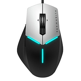 Chuột Chơi Game Có Dây Alienware AW558 5000DPI RGB 9 Phím - Hàng Chính Hãng