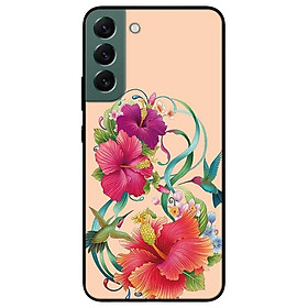 Ốp lưng dành cho Samsung S22 - S22 Plus - S22 Ultra - Hoa Bụt Nền Da