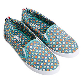 Giày Slip On Nữ Urban UL1605N - Hoa Xanh Chàm