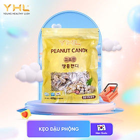 Kẹo đậu phộng hiệu YHL 400g Hàn Quốc