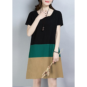 Đầm Cho Người Mập T6 - Đen