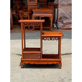 Nhị sơn gỗ hương (cao 70cm, ngang 60cm, sâu 26cm)