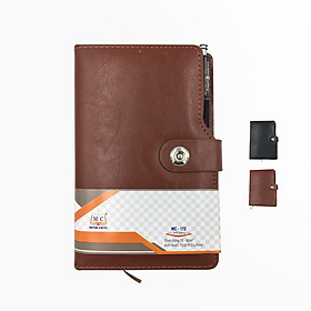 Sổ Da Cao Cấp Minh Châu, Có Khuy Bấm - Giao màu ngẫu nhiên