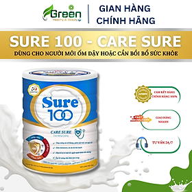 Sữa SURE 100 - CARE SURE - PHỤC HỒI SỨC KHỎE: Bổ sung dinh dưỡng cho người ăn uống kém